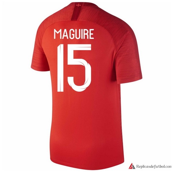 Camiseta Seleccion Inglaterra Segunda equipación Maguire 2018 Rojo